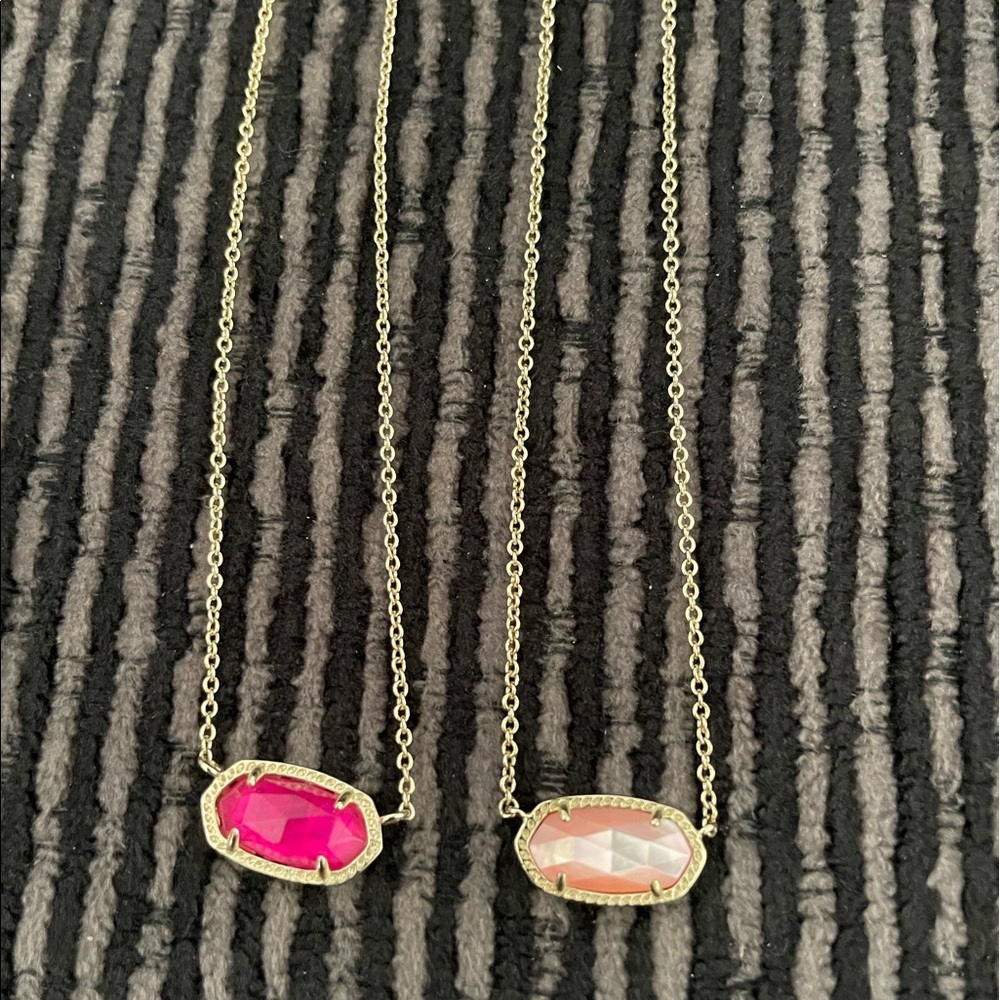 kendra scott necklaces, both excellent condition